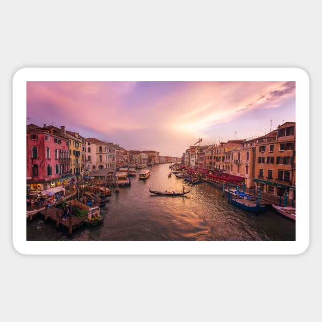 The Grand Canal Sticker by jswolfphoto